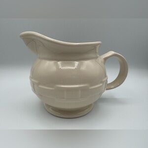 Longaberger |  Woven Traditions Small Pitcher Ivory EUC
